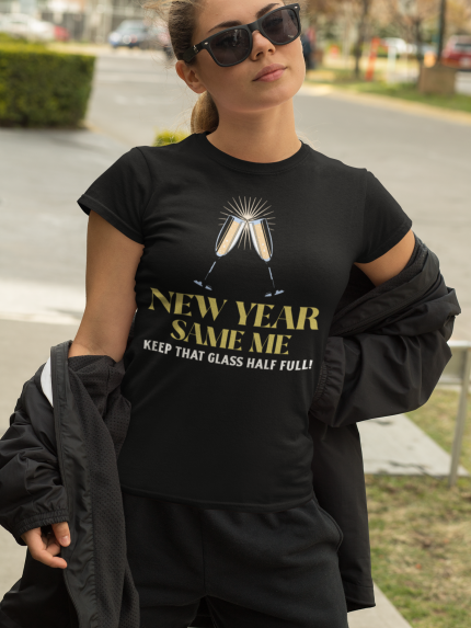 New Year Same Me Tee