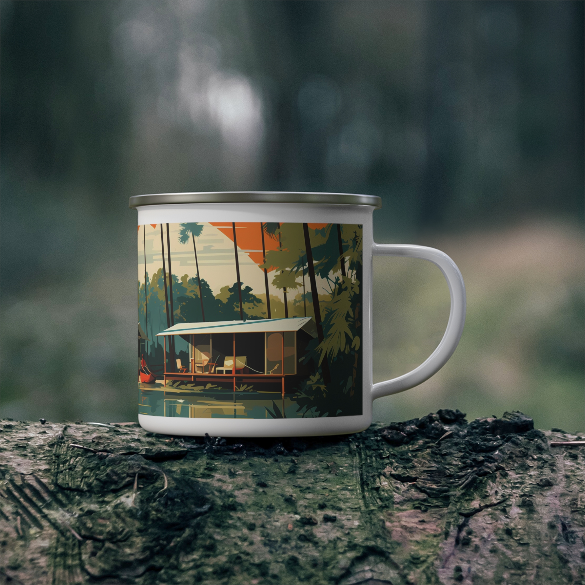 10677793943645882837_2048-1.jpeg Camping Mug Sublimation Design - Outdoor Theme Mug Art, National Park Art, Wilderness Travel Illustration, RV Camping Clipart, Glamping Mug Design, Father’s Day Gift, Mother’s Day Gift, Birthday Gift - Image 1