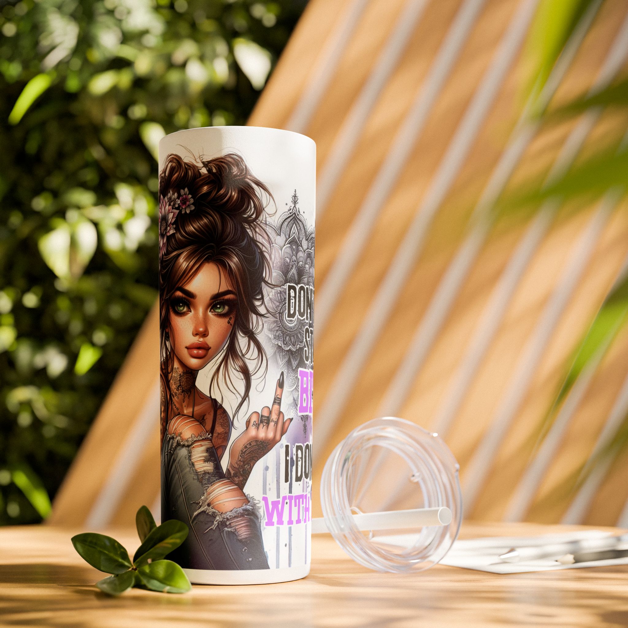 Tumbler with Straw